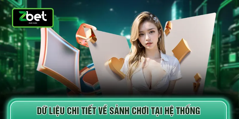 Game bài Zbet 5 Dữ liệu chi tiết về sảnh chơi tại hệ thống