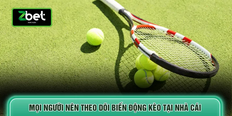 Mẹo Cược Tennis - Bật Mí 5 Bí Quyết Giúp Thắng Lớn 4 Mọi người nên theo dõi biến động kèo tại nhà cái